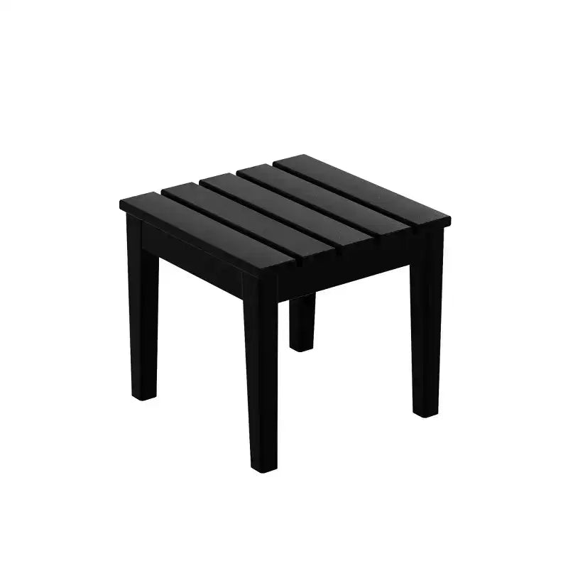 WestinTrends Malibu Set di 3 Sedie da Giardino Adirondack in HDPE con Tavolino Laterale Quadrato Adirondack per Esterni