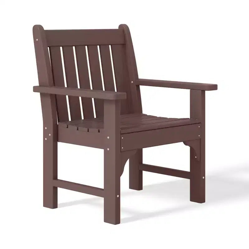 WestinTrends Malibu Set di 3 Sedie da Giardino Adirondack in HDPE con Tavolino Laterale Quadrato Adirondack per Esterni