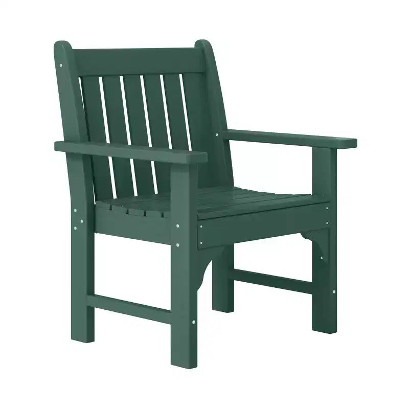 WestinTrends Malibu Set di 3 Sedie da Giardino Adirondack in HDPE con Tavolino Laterale Quadrato Adirondack per Esterni