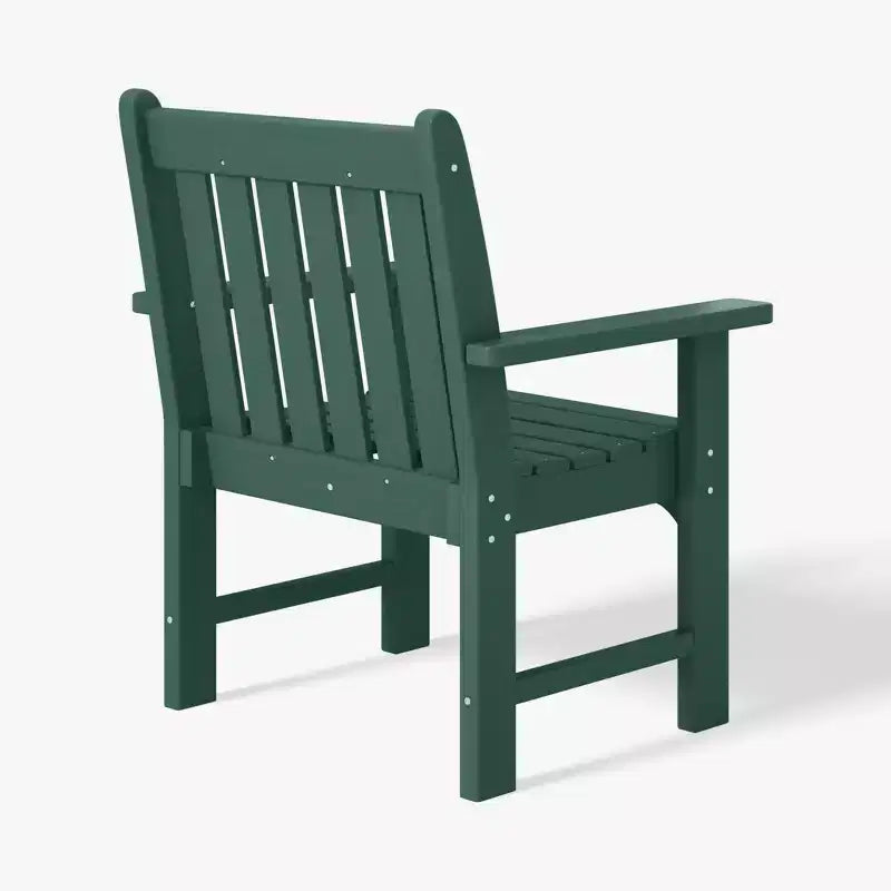 WestinTrends Malibu Set di 3 Sedie da Giardino Adirondack in HDPE con Tavolino Laterale Quadrato Adirondack per Esterni