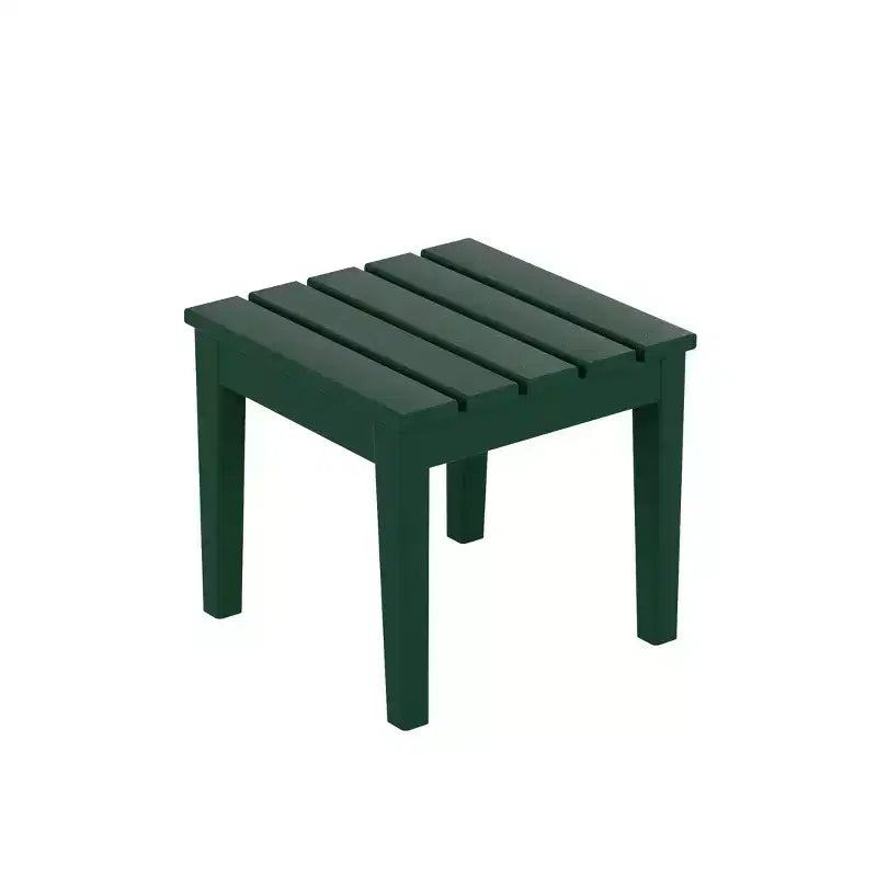 WestinTrends Malibu Set di 3 Sedie da Giardino Adirondack in HDPE con Tavolino Laterale Quadrato Adirondack per Esterni