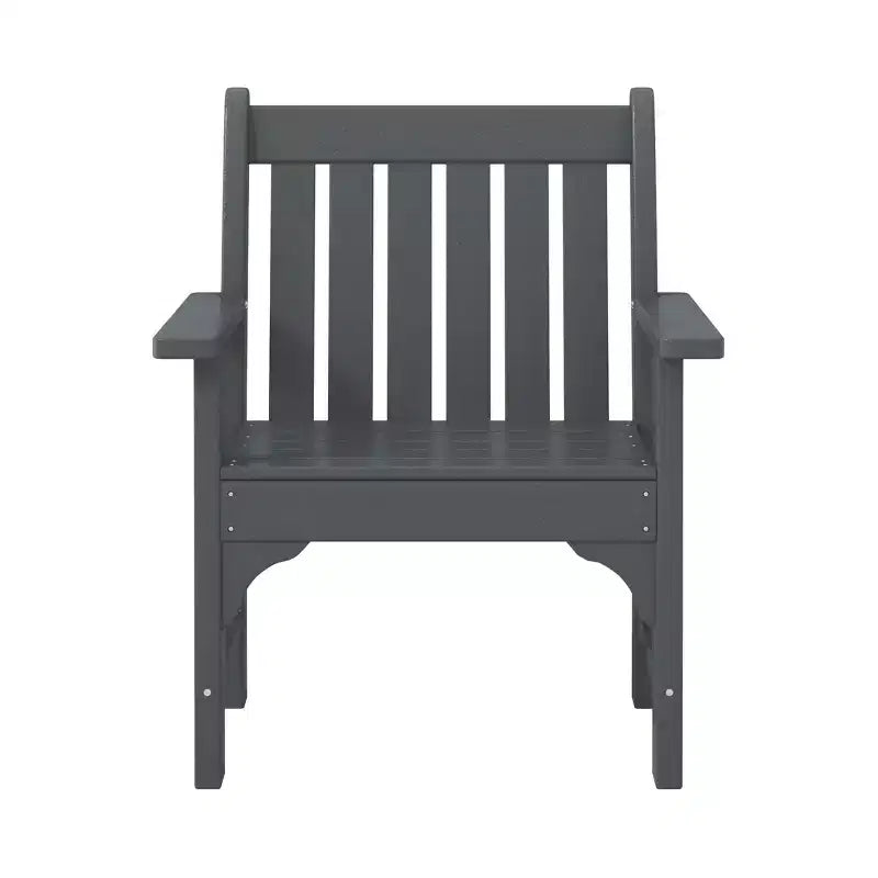 WestinTrends Malibu Set di 3 Sedie da Giardino Adirondack in HDPE con Tavolino Laterale Quadrato Adirondack per Esterni