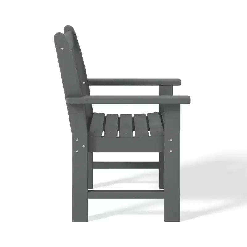 WestinTrends Malibu Set di 3 Sedie da Giardino Adirondack in HDPE con Tavolino Laterale Quadrato Adirondack per Esterni