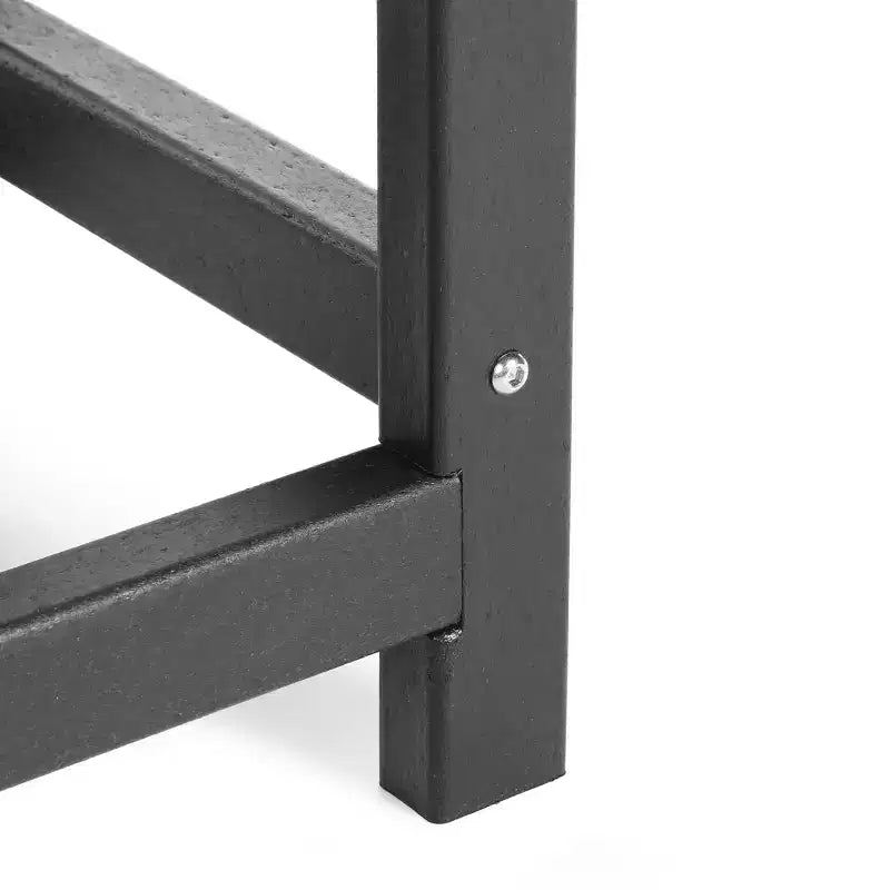 WestinTrends Malibu Arredamento da Esterno per Bambini, Tavolino Quadrato con Sedia Adirondack in HDPE