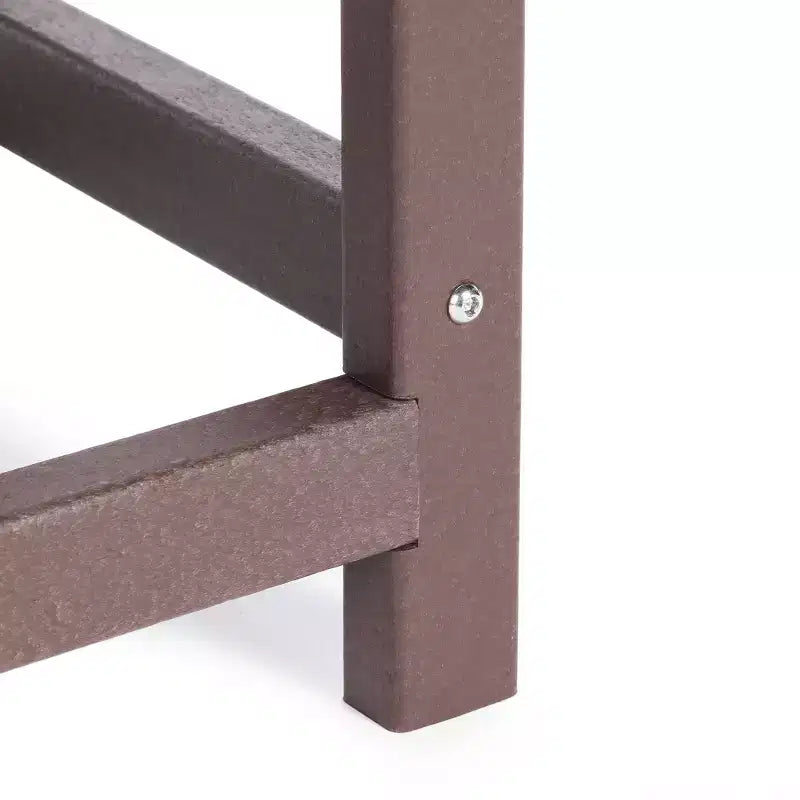 WestinTrends Malibu Arredamento da Esterno per Bambini, Tavolino Quadrato con Sedia Adirondack in HDPE