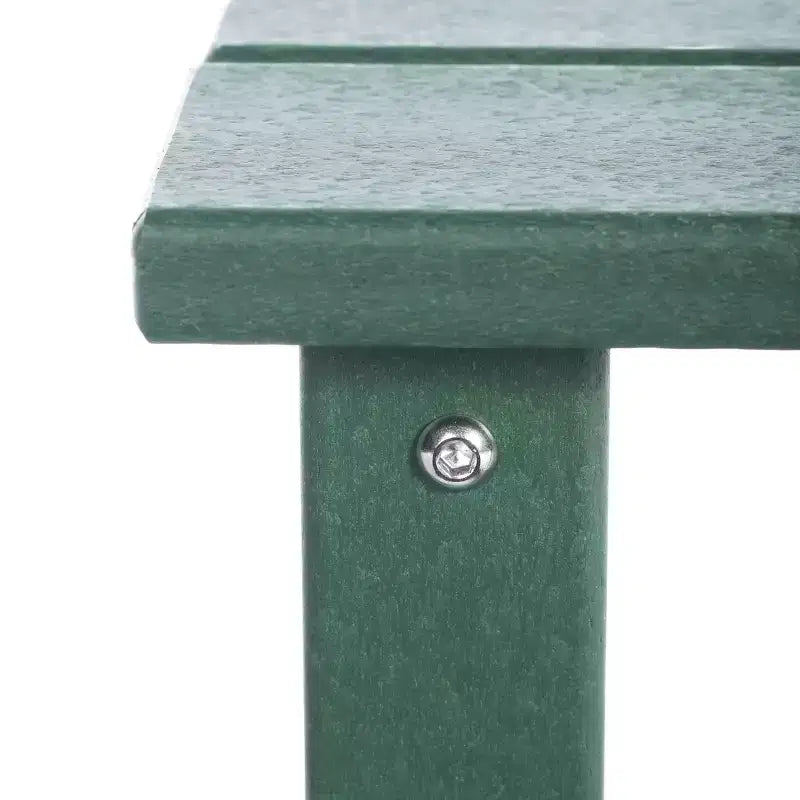 WestinTrends Malibu Arredamento da Esterno per Bambini, Tavolino Quadrato con Sedia Adirondack in HDPE