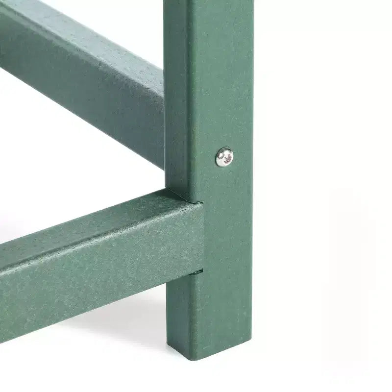 WestinTrends Malibu Arredamento da Esterno per Bambini, Tavolino Quadrato con Sedia Adirondack in HDPE