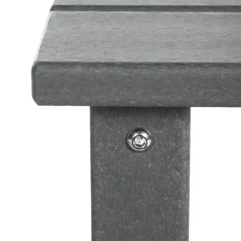 WestinTrends Malibu Arredamento da Esterno per Bambini, Tavolino Quadrato con Sedia Adirondack in HDPE