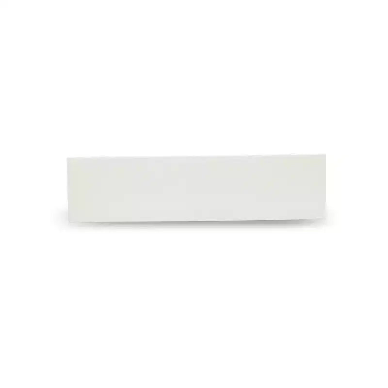 X-Style Modern Dining Room Bench with Wood Seat, 60x15x18 Inch, Pure White