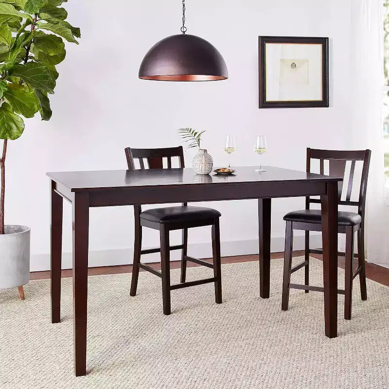 Tavolo da pranzo altezza bancone stile rustico 36x60