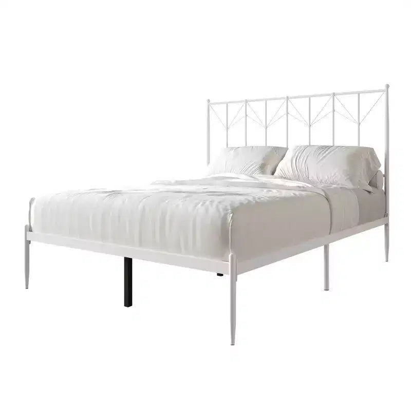 Letto a piattaforma in metallo