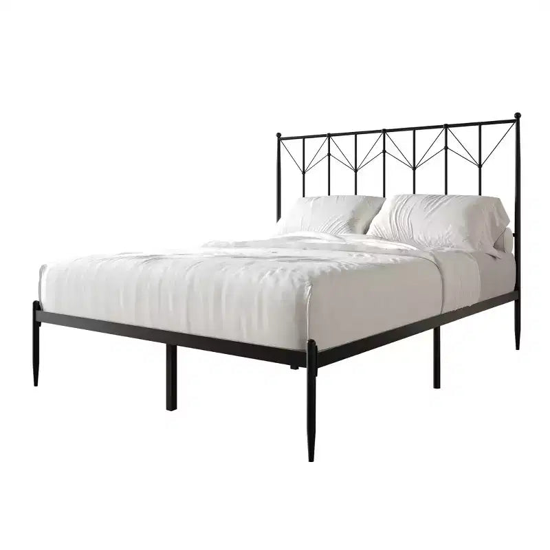 Letto a piattaforma in metallo