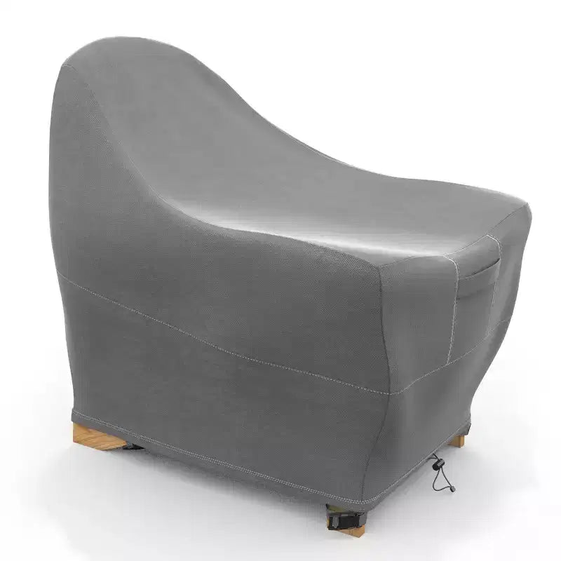 KHOMO GEAR Telo Protettivo Premium per Sedia da Giardino Adirondack Grigio, Durevole, Resistente alle Intemperie, Resistente ai Raggi UV, Protezione da Pioggia e Polvere