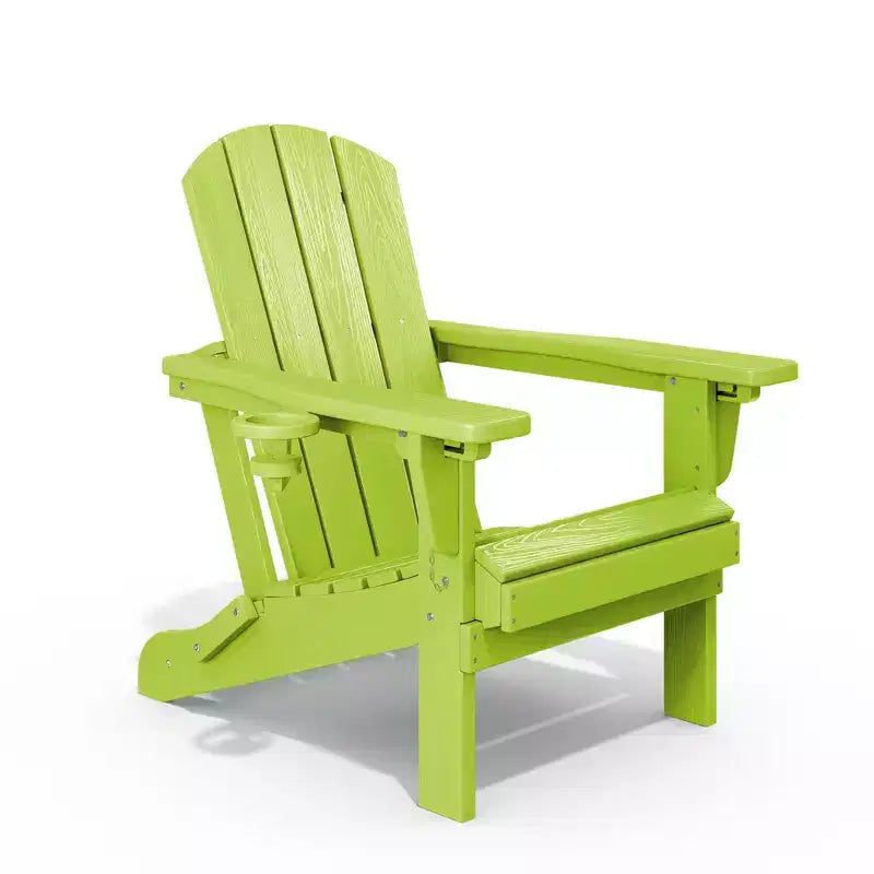 Sedia Adirondack Hyleory Regolabile in HDPE con Schienale Ergonomico