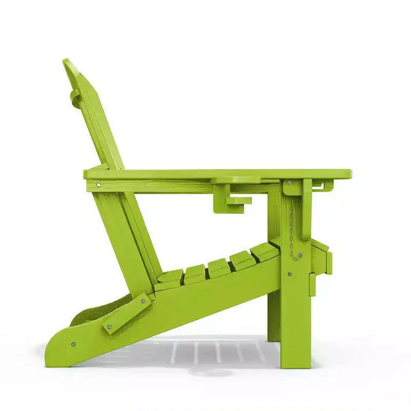 Sedia Adirondack Hyleory Regolabile in HDPE con Schienale Ergonomico