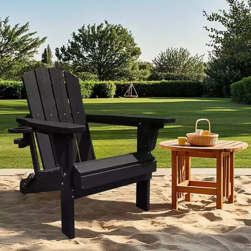 Sedia Adirondack Hyleory Regolabile in HDPE con Schienale Ergonomico