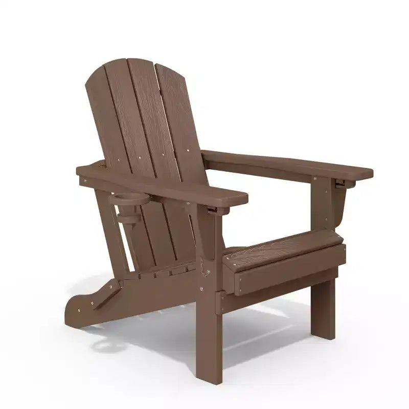 Sedia Adirondack Hyleory Regolabile in HDPE con Schienale Ergonomico