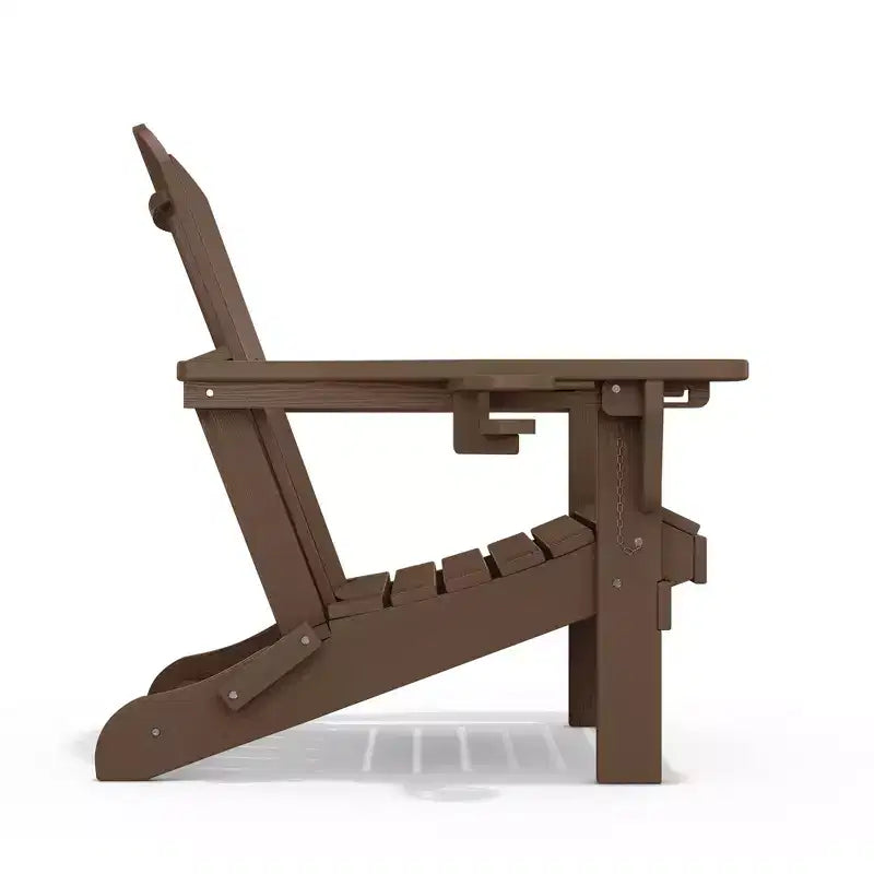 Sedia Adirondack Hyleory Regolabile in HDPE con Schienale Ergonomico