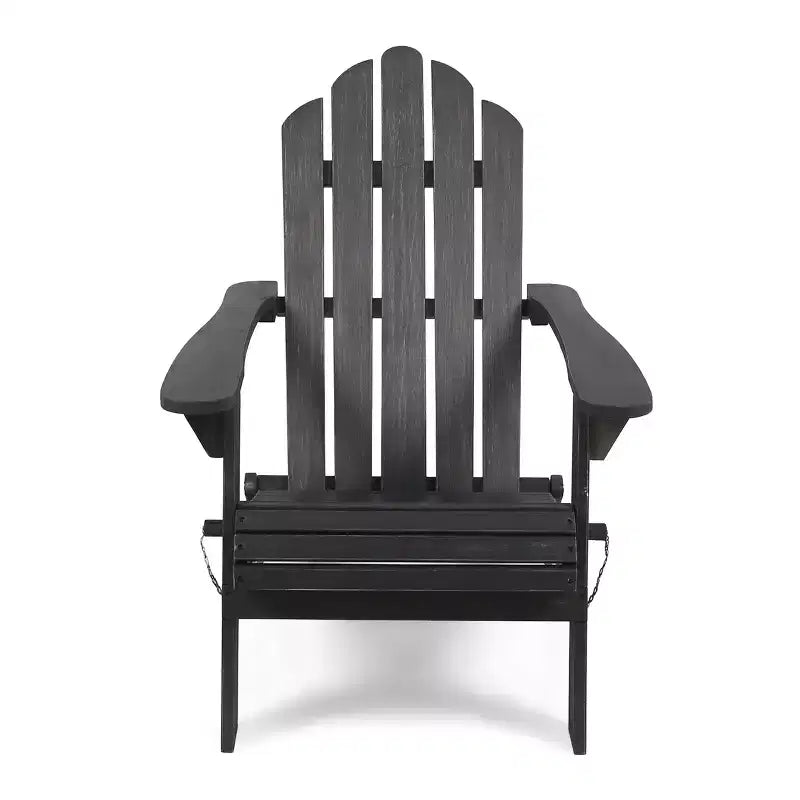 Chaise pliante d'extérieur Adirondack Cara en bois d'acacia GDFStudio