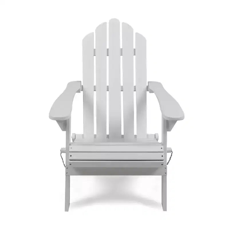 Chaise pliante d'extérieur Adirondack Cara en bois d'acacia GDFStudio