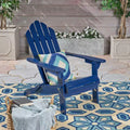 GDFStudio Cara Outdoor Acacia Wood Folding Adirondack Chair