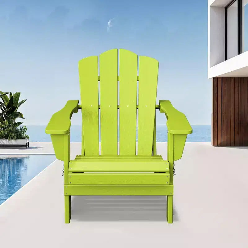 Hyleory Sedia da Giardino Pieghevole in HDPE, Sedia Adirondack per Tutte le Stagioni