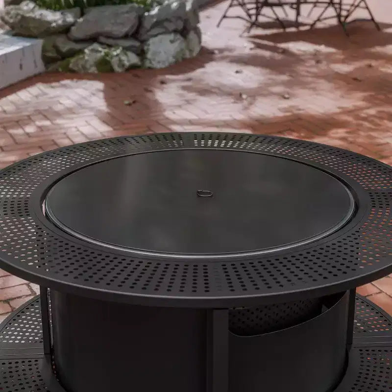 ALAULM Set di Sedie Adirondack, Sedie da Esterno, Sedie con Tavolino da Caffè o Braciere, Ampiamente Utilizzate in Patio, Prato, Giardino, Piscina e Terrazza