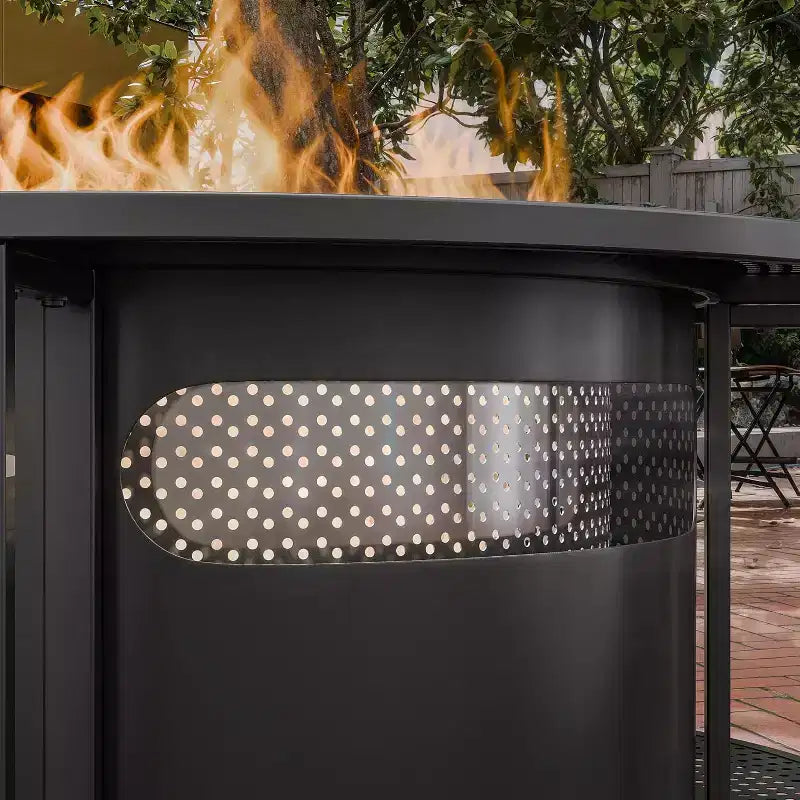ALAULM Set di Sedie Adirondack, Sedie da Esterno, Sedie con Tavolino da Caffè o Braciere, Ampiamente Utilizzate in Patio, Prato, Giardino, Piscina e Terrazza
