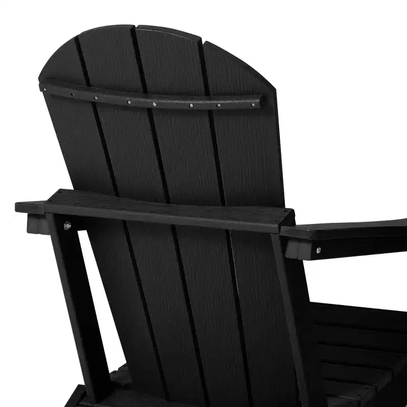 WestinTrends Nantucket - Sedia Adirondack da esterno in resina HDPE con portabicchieri e portacellulare