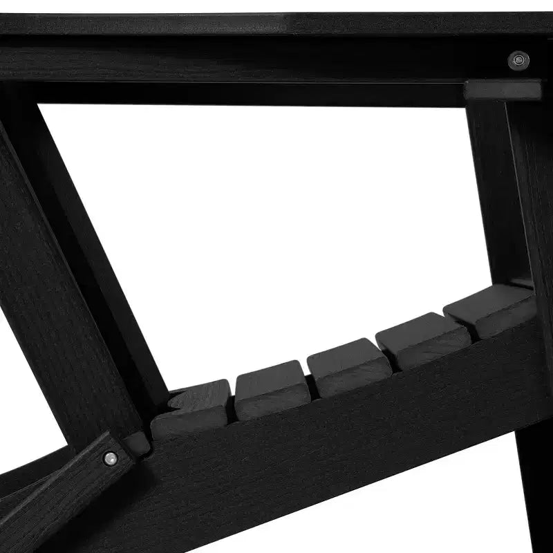 WestinTrends Nantucket - Sedia Adirondack da esterno in resina HDPE con portabicchieri e portacellulare