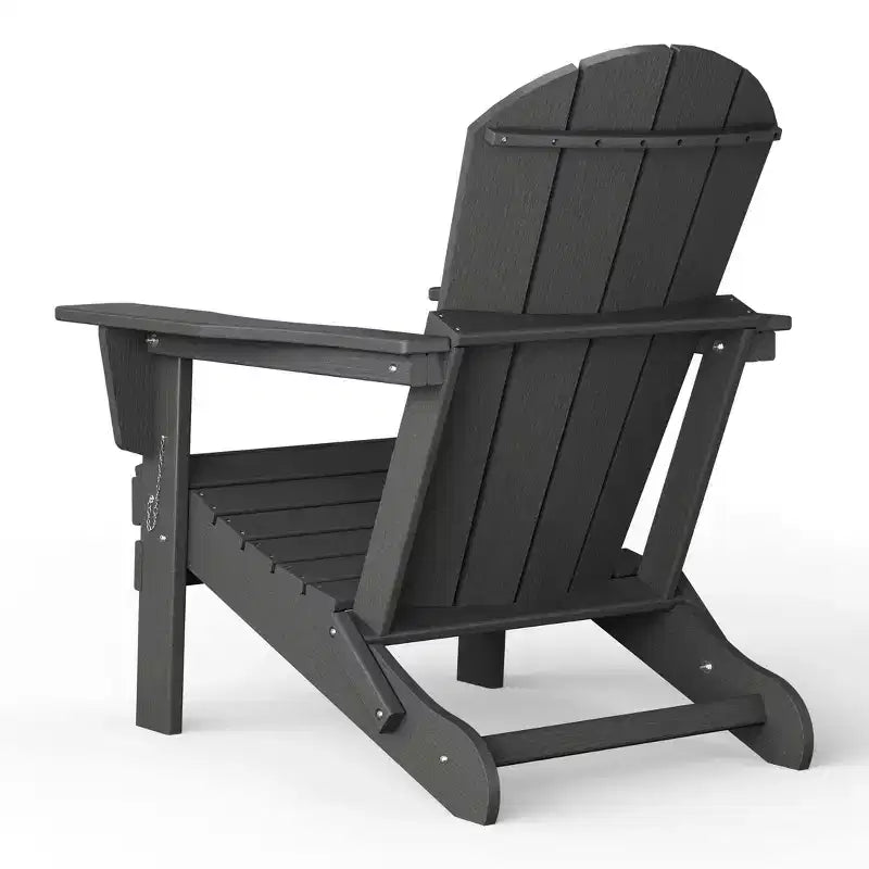 WestinTrends Nantucket - Sedia Adirondack da esterno in resina HDPE con portabicchieri e portacellulare