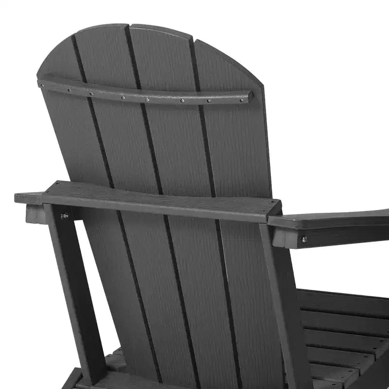 WestinTrends Nantucket - Sedia Adirondack da esterno in resina HDPE con portabicchieri e portacellulare
