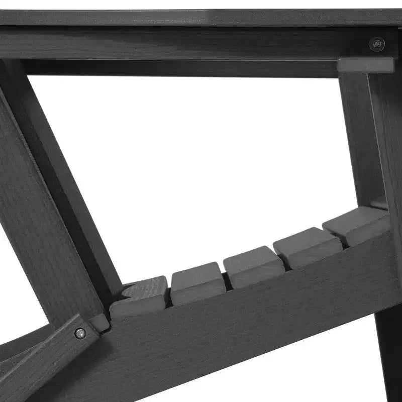 WestinTrends Nantucket - Sedia Adirondack da esterno in resina HDPE con portabicchieri e portacellulare