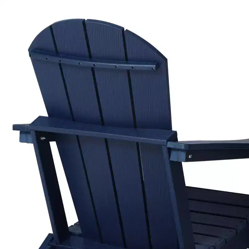 WestinTrends Nantucket - Sedia Adirondack da esterno in resina HDPE con portabicchieri e portacellulare