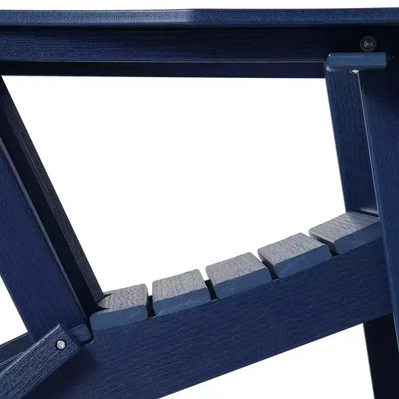 WestinTrends Nantucket - Sedia Adirondack da esterno in resina HDPE con portabicchieri e portacellulare
