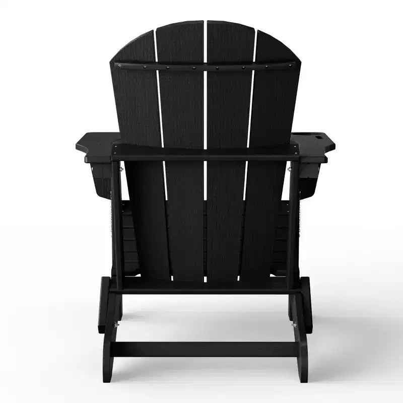 WestinTrends Nantucket - Sedia Adirondack da esterno in resina HDPE con portabicchieri e portacellulare