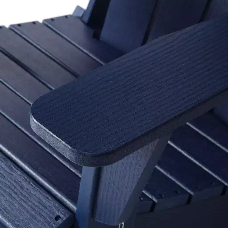 WestinTrends Nantucket Sedie Pieghevoli Adirondack da Esterno in Resina HDPE con Portabicchieri e Portacellulare (Set da Quattro)