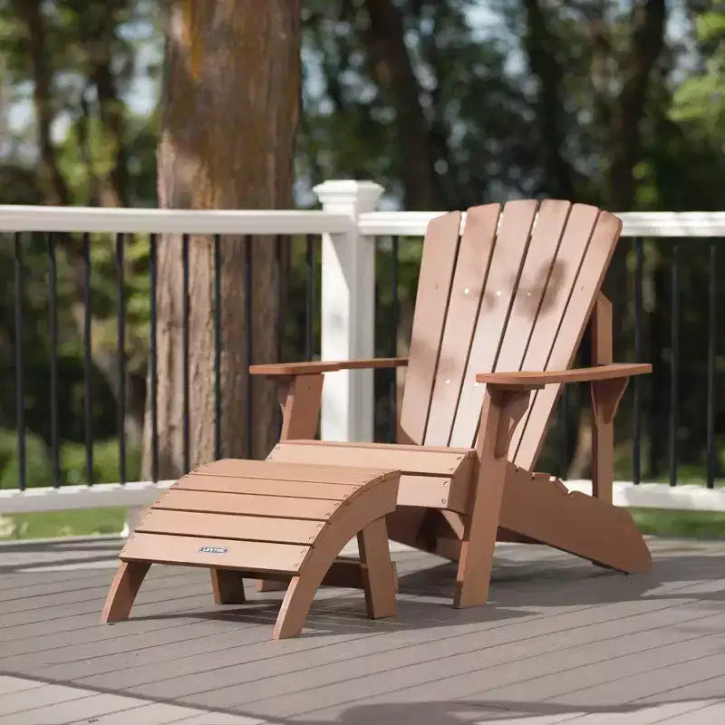Poggiapiedi Adirondack Lifetime, Marrone (60245)