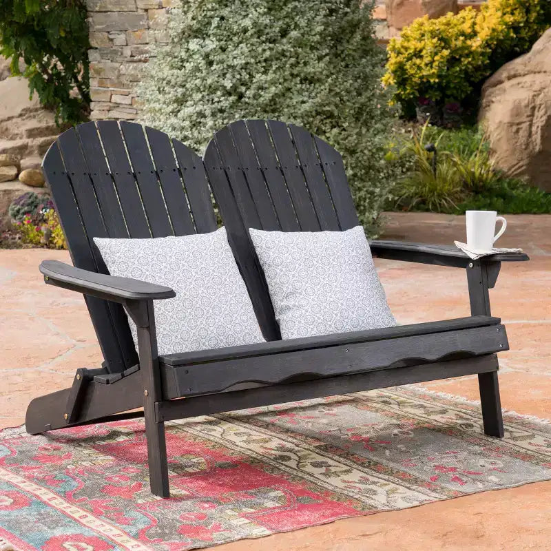 Christopher Knight Home Malibu Panchina Pieghevole da Esterno Adirondack in Legno di Acacia