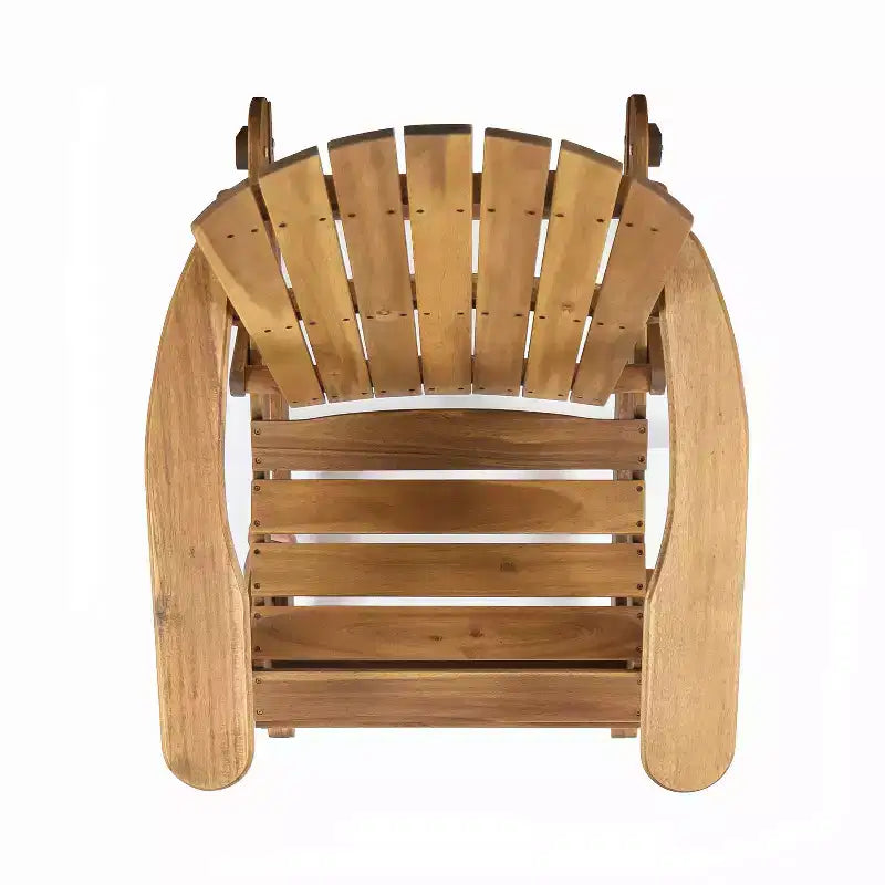 Christopher Knight Home Hermes Set da 5 Pezzi con Poltrona a Dondolo Adirondack e Braciere in Legno di Acacia per Esterni