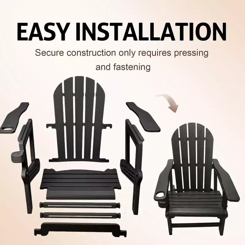Chaises Adirondack - HDPE résistant aux intempéries