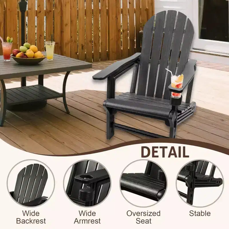 Chaises Adirondack - HDPE résistant aux intempéries