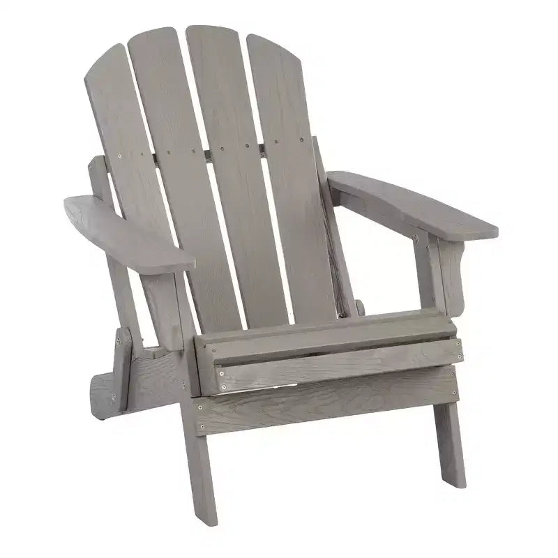Sedia Adirondack Whisen oversize in legno con schienale pre-assemblato