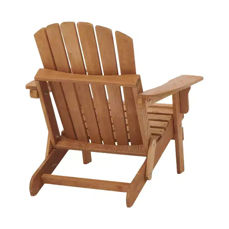 Sedia Adirondack Whisen oversize in legno con schienale pre-assemblato
