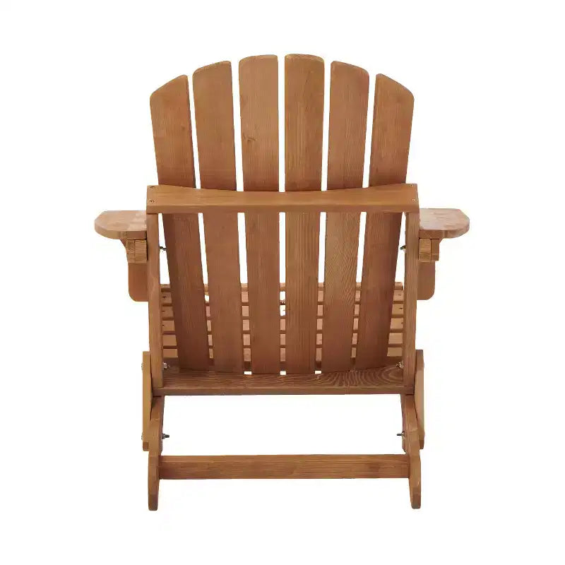 Sedia Adirondack Whisen oversize in legno con schienale pre-assemblato