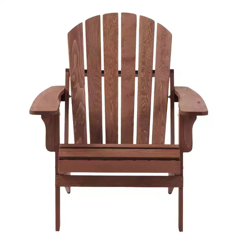 Sedia Adirondack Whisen oversize in legno con schienale pre-assemblato