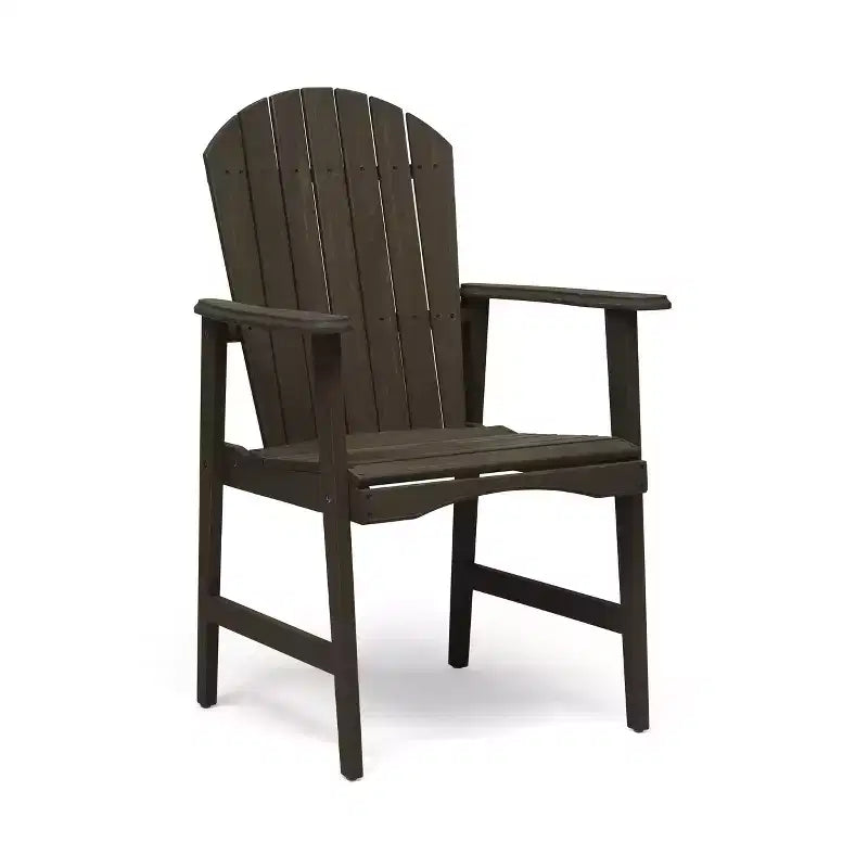 Sedia pieghevole Adirondack da patio Okak Oversized, set da 2, sedia da pranzo e sedia accentata in acacia premium per giardino e cortile, sedia a sdraio da esterno