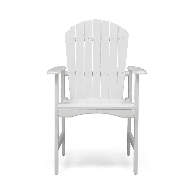 Sedia pieghevole Adirondack da patio Okak Oversized, set da 2, sedia da pranzo e sedia accentata in acacia premium per giardino e cortile, sedia a sdraio da esterno