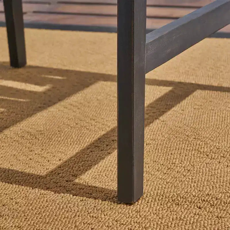 Sedia pieghevole Adirondack da patio Okak Oversized, set da 2, sedia da pranzo e sedia accentata in acacia premium per giardino e cortile, sedia a sdraio da esterno