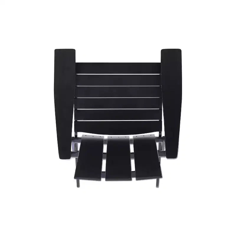 Okak Sedia Pieghevole Rustica da Patio Adirondack in Acacia per Portico, Giardino e Cortile, Sedia a Sdraio da Esterno, Max 136 kg